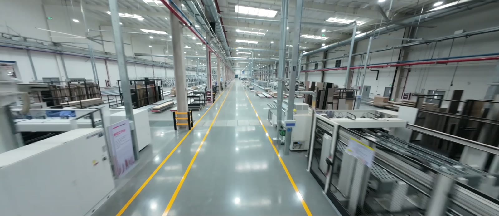 Production hall at the Asia-Pacific campus